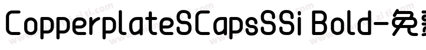 CopperplateSCapsSSi Bold字体转换